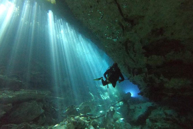 1 day of diving in Cenotes price for 2 certified divers - Two Cenotes, One Tight Schedule: Chak Mool + Kukulkan