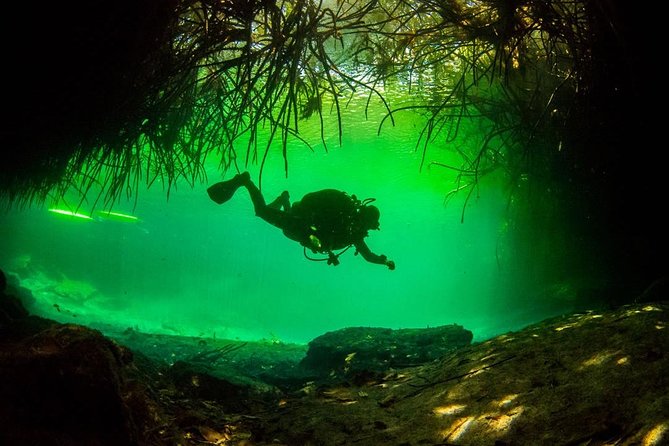 2 tanks Cenote Diving Adventure in Tulum for Certified Divers - Casa Cenote (First Stop): The 40-Minute Open-Air Warm-Up