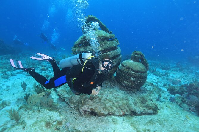 2 Tanks Dives Cancun Underwater Museum for Certified Divers - Two Sites, One Solid Scuba-Ready Plan in Cancun
