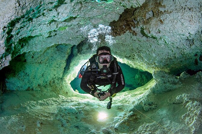 3 Cenote Dives - Casa & Dos Ojos - Gear and PADI Guidance: What You Get, and What It Changes for You