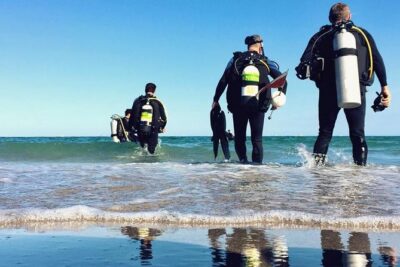 A day at the beach and diving - The Beach Part: Swimming, Strolling, and Optional Try-Scuba