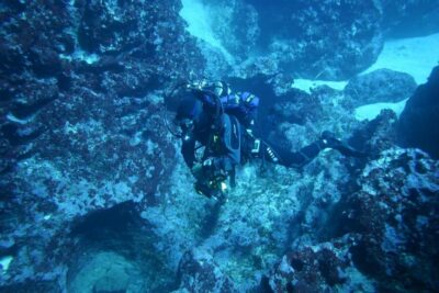 Alghero: diving for professionals at Capo Caccia - From Bay of Tramariglio to the Waiting Dinghy