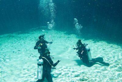 Amazing beginner dive in Tulum cenote (or refresher dive) - Getting set up at La Calypso (gear check + safety basics)
