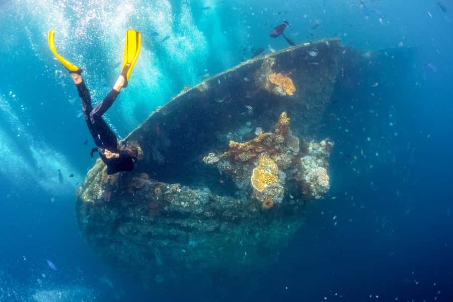 Bali: Tulamben Bay and the USAT Liberty Wreck Dive - Your 9-hour plan: two wreck sessions with lunch between