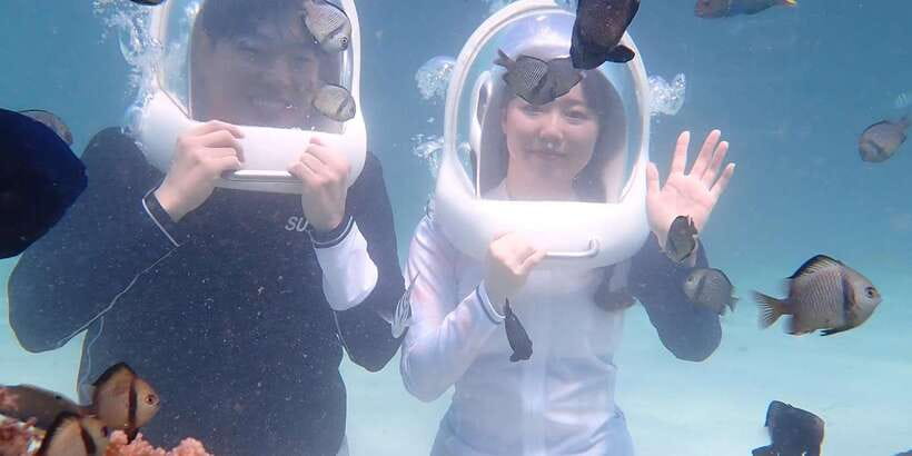 Boracay: Helmet Diving Experience with Photos and Videos - Getting there from White Beach: the first easy win