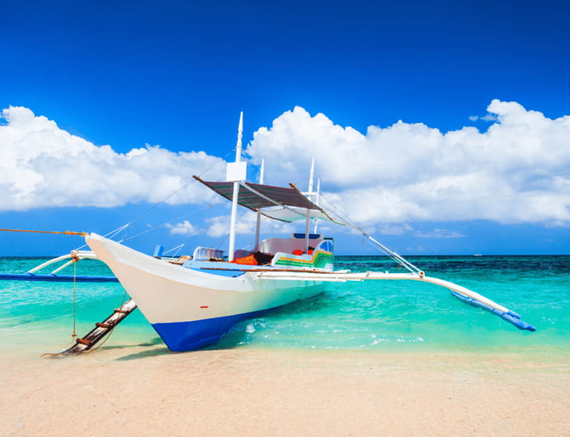 Boracay: Island Hopping with Lunch, Helmet Diving & ATV - Magic Island Free Time and the Optional Fee Reality