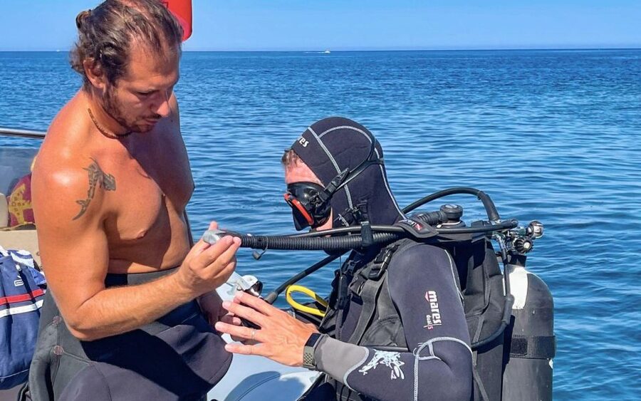 Bosa: Scuba Diving for Beginners in the Bosa Gulf - About 20 minutes at up to 6 meters: what that time buys you