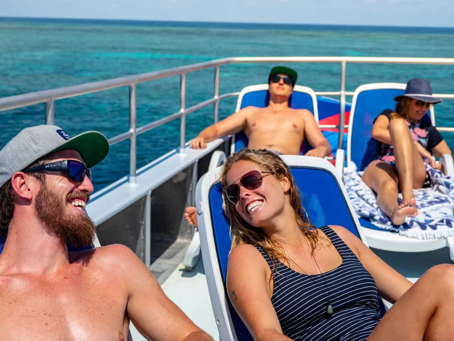 Cairns: Great Barrier Reef Premium Diving Full Day Tour - Lunch, morning and afternoon tea, and how the boat keeps you comfortable