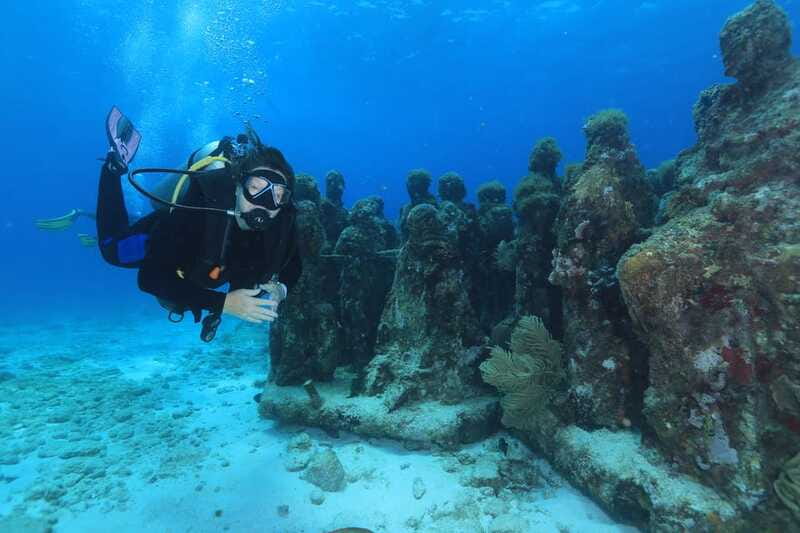 Cancun: Scuba Diving for Certified Divers, 3 options to dive - Option 3: Wreck diving on C-58 or C-55 plus a reef stop for deeper thrill