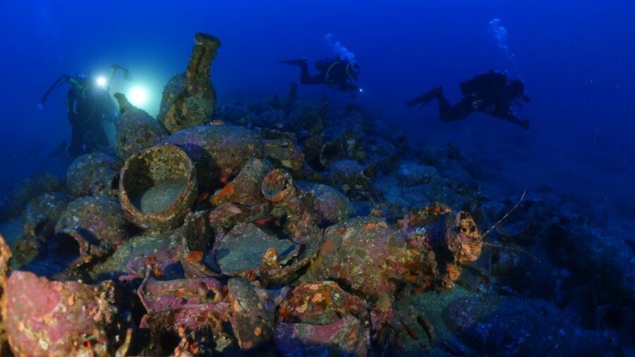 Catania : Diving for patented divers - The lava seabed: fish, crustaceans, molluscs, and rock life