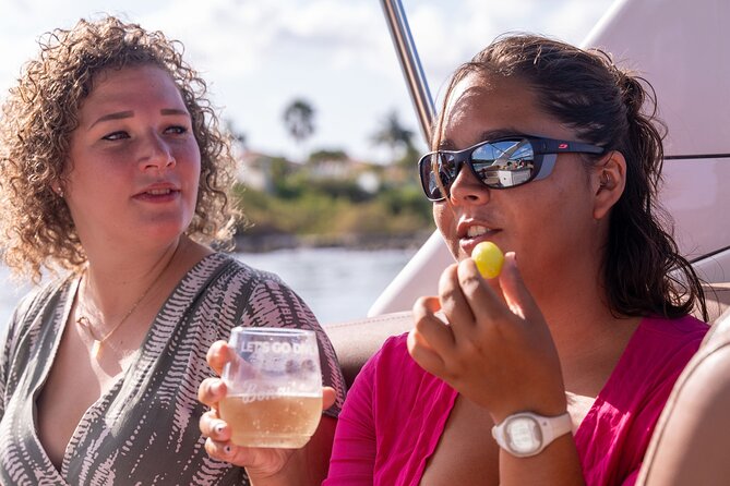 Concierge Two Tank Boat Dive in Bonaire (4 Divers) - Lunch after the second tank: meats, cheeses, and a cold beer or wine