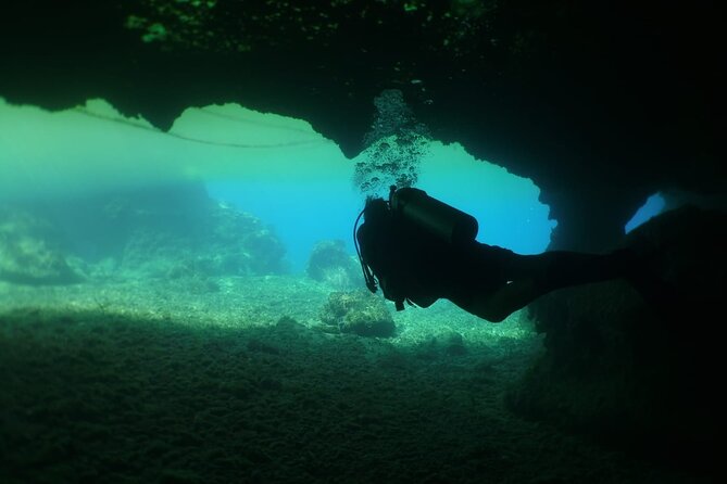 Cozumel Scuba Dive at Chankanaab - Stop 4: Balones of Chankanaab, Caves, and Underwater Sculptures