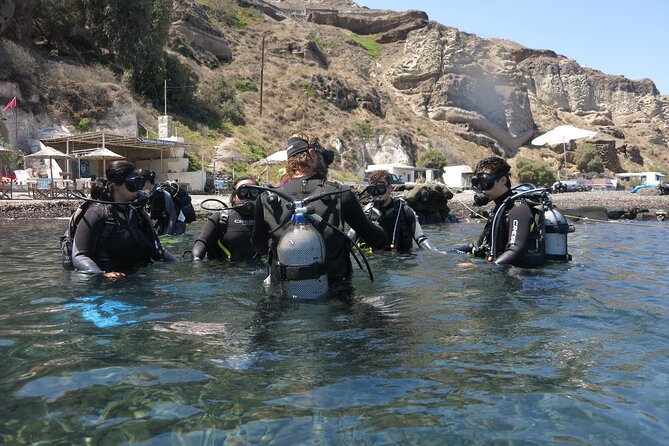 Discover Scuba Diving in the Caldera of the Volcano in Santorini - Shallow-Water Practice: Breathing, Buoyancy, and Ear Pressure Control