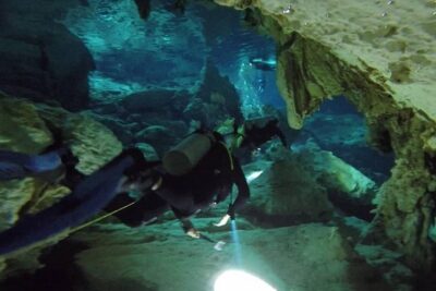 Dos Ojos Cenote Cavern Dive- The Barbie Line and The Bat Cave - Meeting at Tulum Centro and getting into the jungle
