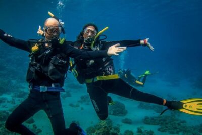 Double dream dive on a Maritime Reserve - Certified scuba vs a supervised try session