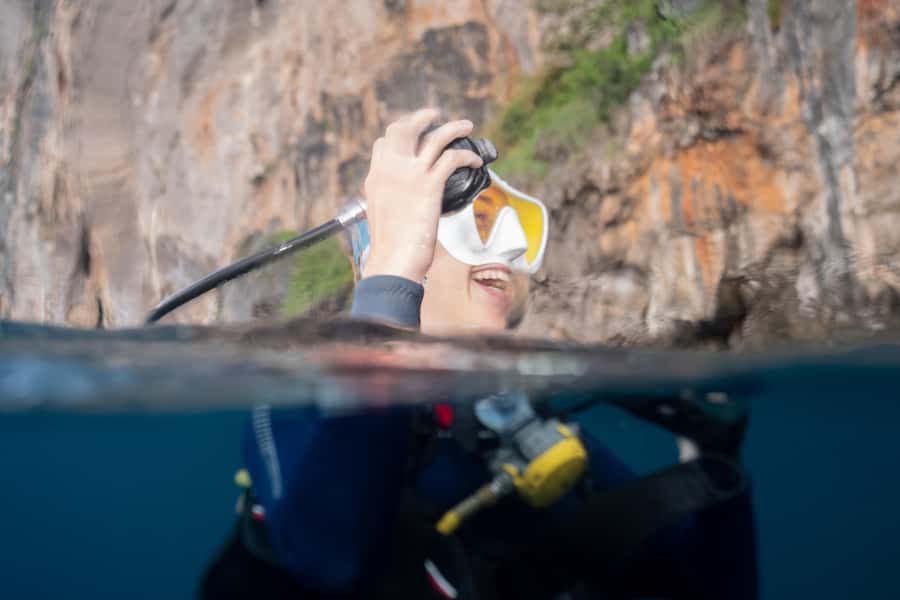 From Phi Phi: Beginner Scuba Diving Day Trip with 2 Dives - Meet-Up and Boat Ride: The Calm Start You Want