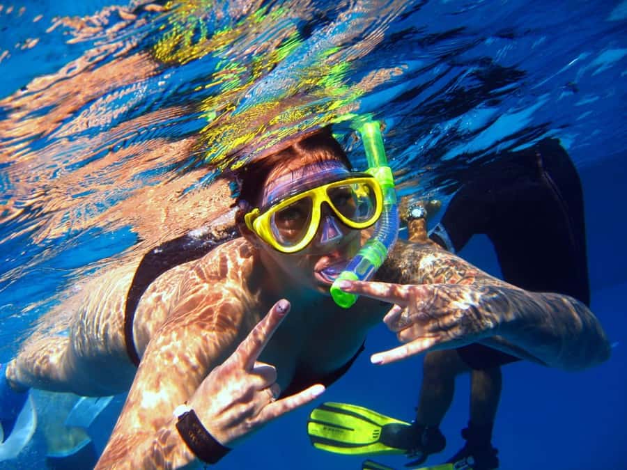 From Sharm: Ras Mohammed snorkeling cruise & optional diving - Onboard comfort: air-conditioned salon, sun deck, and the buffet rhythm