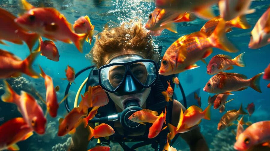 From Sharm: Ras Muhammed & White Island By Boat & intro Dive - Getting on the water from Sharm: pickup rules and what to pack