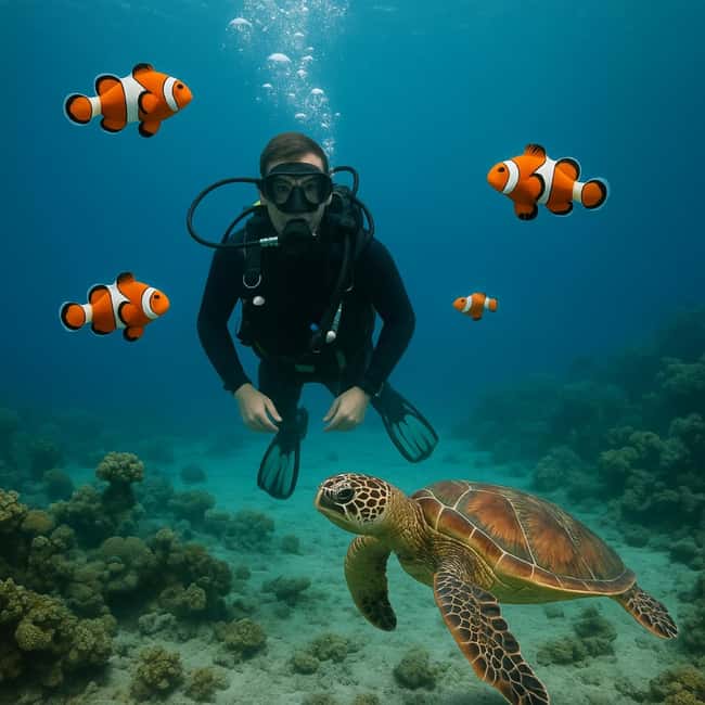 From Sharm: Ras Muhammed & White Island By Boat & intro Dive - Intro scuba for beginners, plus snorkeling: where the time actually goes