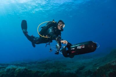 Funchal: DPV- Scooter Dive Adventure - The scooter-powered underwater session: what it feels like