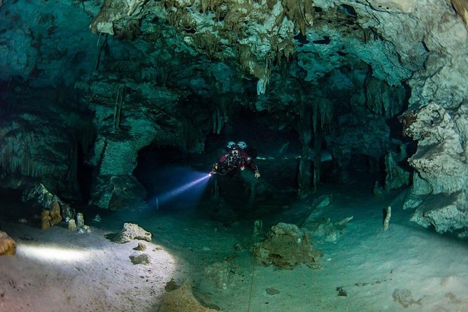 Go for 2 dives in cenote Dos ojos for certified divers - What this outing costs and why it can be a smart value