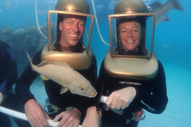 Hartley Helmet Diving in Bermuda - Price and value: what $150 buys you (and what costs extra)