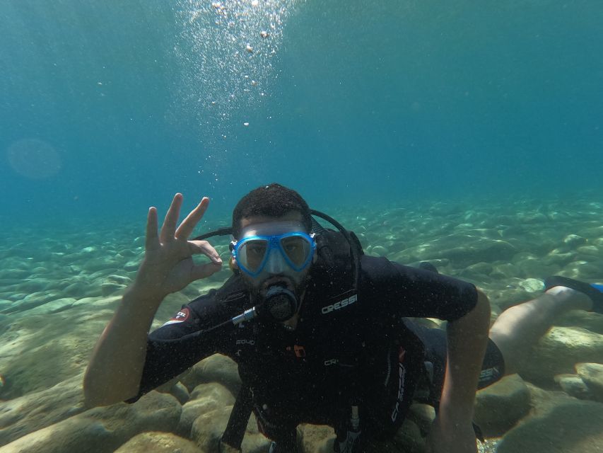 Heraklion: Beginner's intro dive w/2 Dives with transfer. - Scuba starter course in Agia Pelagia: the vibe and the payoff