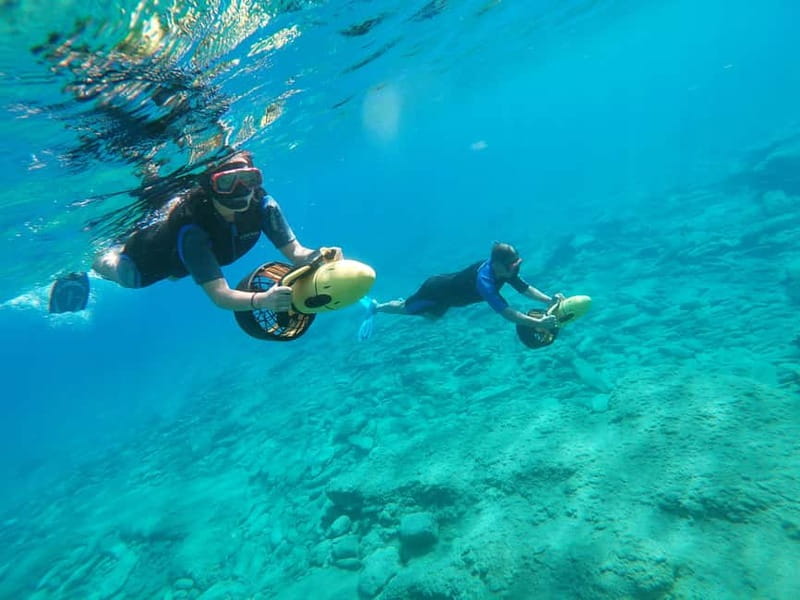 Heraklion: Boat Safari with guided snorkeling/diving tour. - Transfers and Drop-Off: Easy Start, Lots of Stops at the End