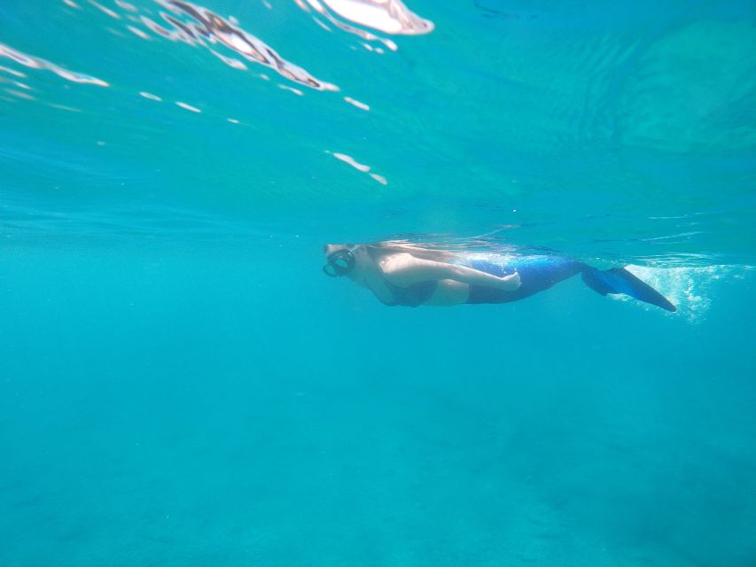 Heraklion: Diving, Swimming, and Snorkeling like a Mermaid - At Agia Pelagia: the brief class and how the instructors set you up