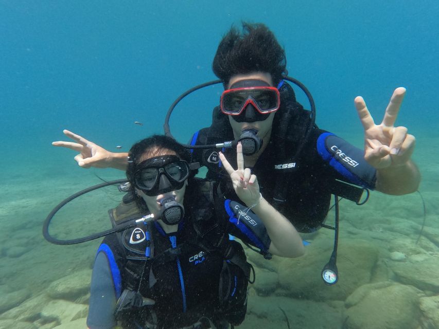 Heraklion: Scuba Diving Experience for Beginners _Beach - What You’ll See Below: Sun Rays, Fish, and Seabed Details