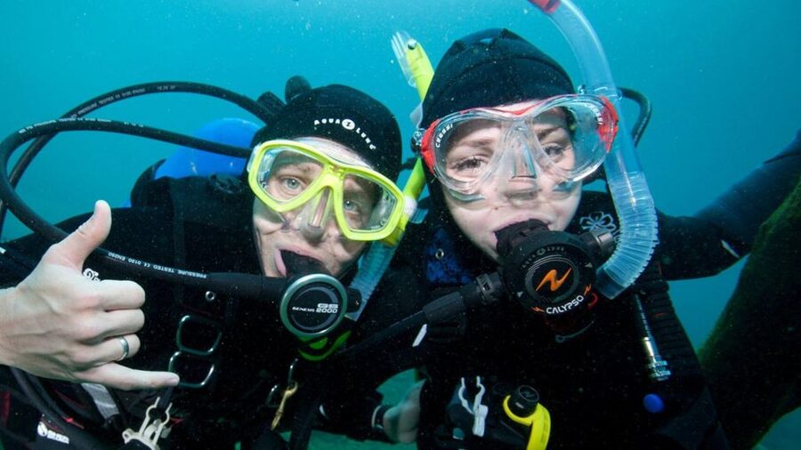 Lagos: Guided Scuba Diving Trip for Beginners - Lagos coastline first, then the water session