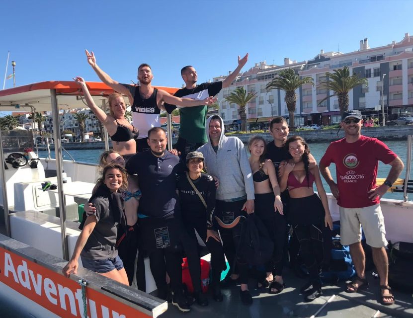 Lagos: Guided Scuba Diving Trip for Beginners - The boat to the sites: caves, bays, and brief setup time