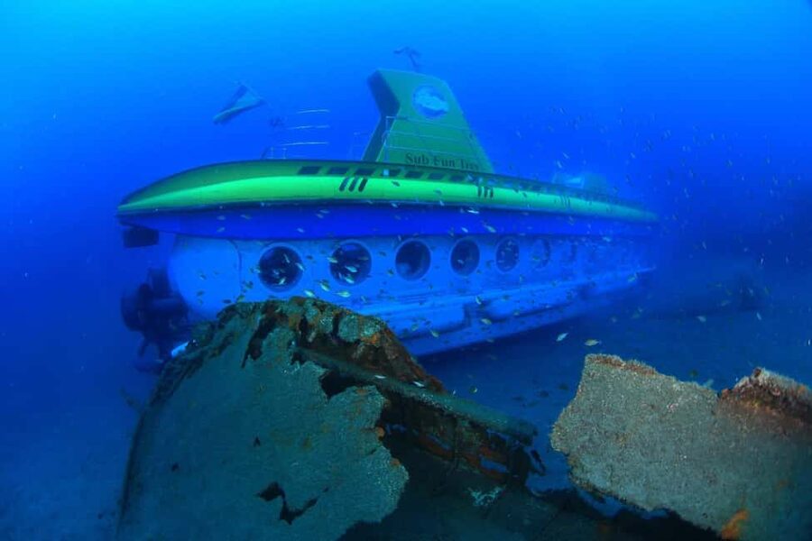 Lanzarote: Real Submarine Dive - Puerto Calero after: use the marina time well