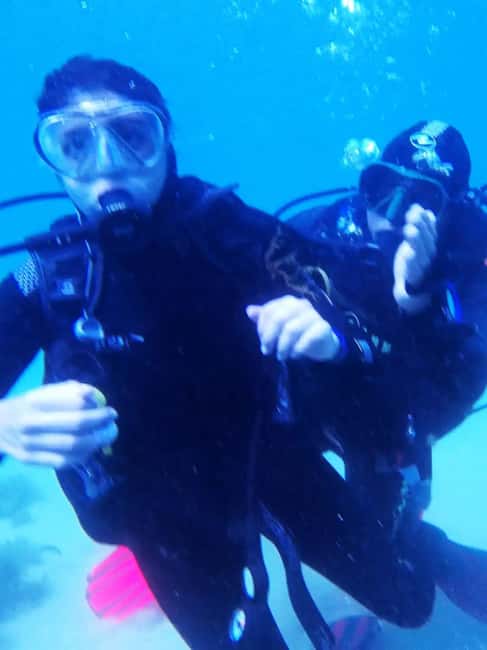 My first scuba dive into the Ocean from Sao Miguel - Gear and Crew: Equipment Rental Plus Close Supervision