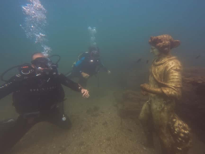 Napoli: Dive or Discover Scuba Diving in the Park of Baia - Via Lucullo to Baia: how the 3–4 hours actually flow