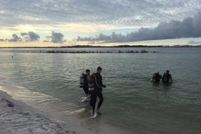 No Experience Required to Discover Scuba in Florida - St. Andrews State Park: where your first underwater skills get tested