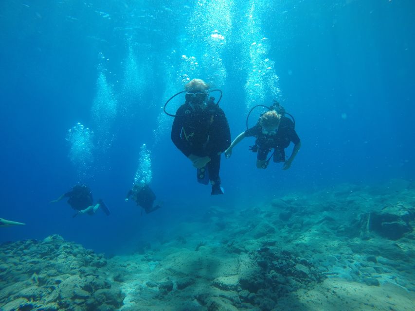 Oia: 2 Guided Scuba Dives off Santorini for Certified Divers - What you’ll see: caldera structure, volcanic formations, wrecks, and drop-offs