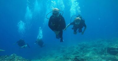 Oia: 2 Guided Scuba Dives off Santorini for Certified Divers - The 3.5-hour plan: from Atlantis Oia pickup to the port and back