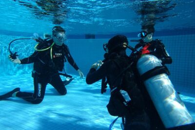 Open Water Diver 2-Day PADI Course in Playa del Carmen - Pool training: where you build control fast
