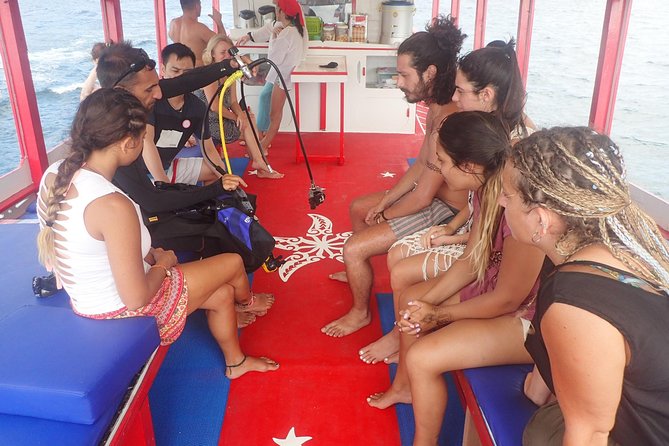 PADI Discover Scuba Diving in Koh Tao - half day and two dives - Gear prep and the Scuba Birds boat routine