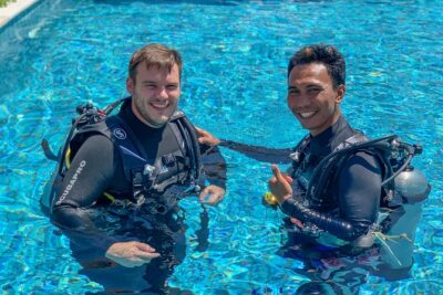 PADI Open Water Course - Day 1 in Rockingham: paperwork and pool skills that set you up
