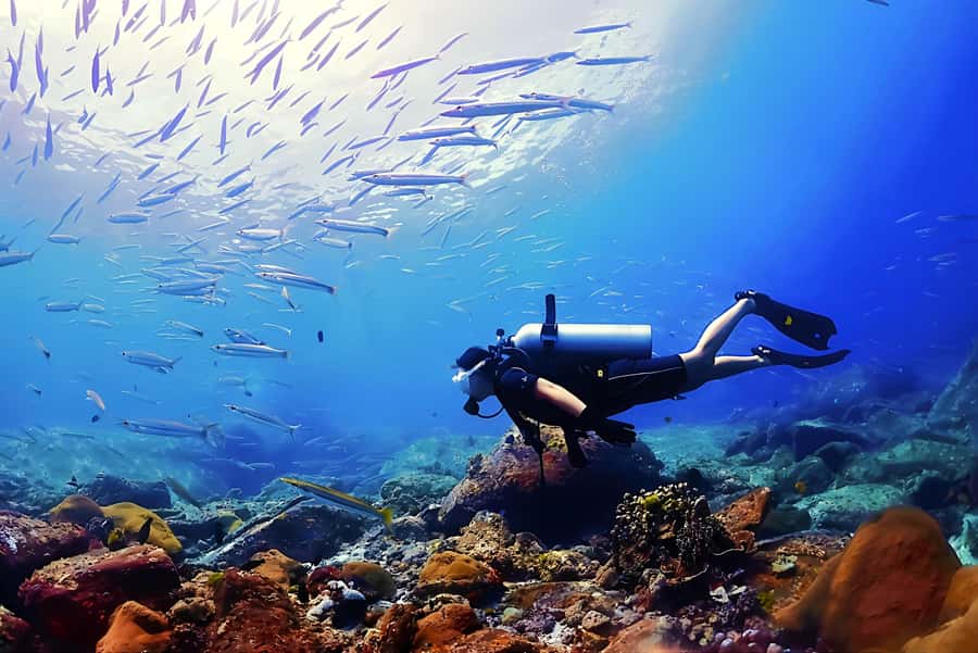 Phuket: Scuba Diving Maithon Or Racha Islands For All Levels - Getting on board: pickup timing, pier briefing, and boat reality