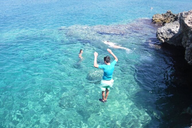 Porto Selvaggio kayak tour + cliff diving + cold spring immersion - Grotta Verde (Green Cave): not guaranteed, but worth the look