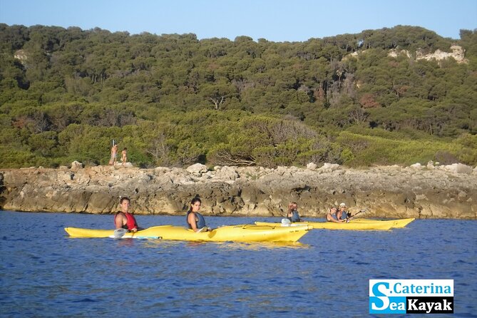Porto Selvaggio kayak tour + cliff diving + cold spring immersion - Porto Selvaggio bay: kayak baptism in the cold spring
