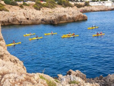 Porto Selvaggio kayak tour + cliff diving + cold springs - Santa Caterina meeting spot and how to get ready fast