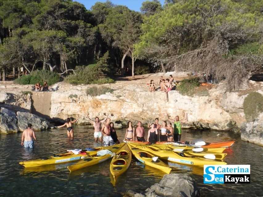 Porto Selvaggio kayak tour + cliff diving + cold springs - Grotta Verde by kayak: the cave moment depends on sea conditions