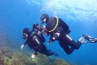 Private diving baptism in the Golf of Calvi - Gear and Briefing: Wetsuit, Mask, Fins, and Breathing Control