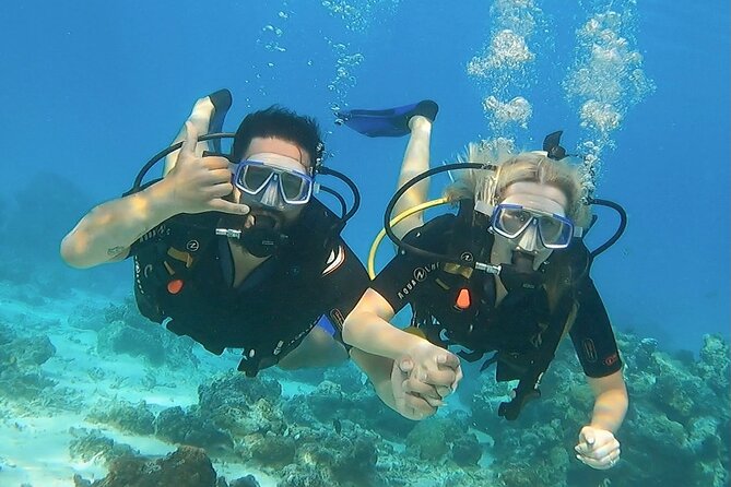Romantic Dive for beginners in Bora Bora (2 people) with Video - The instructor-led flow: how beginners are set up for success