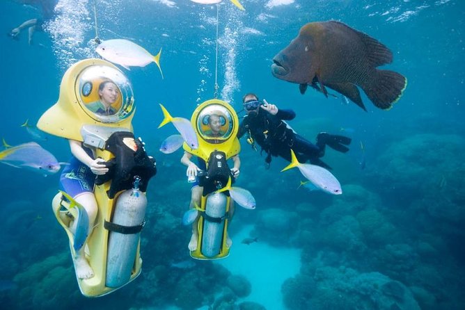 Scuba Doo Diving Experience in Punta Cana - Platform arrival and scooter setup: what the ride really is