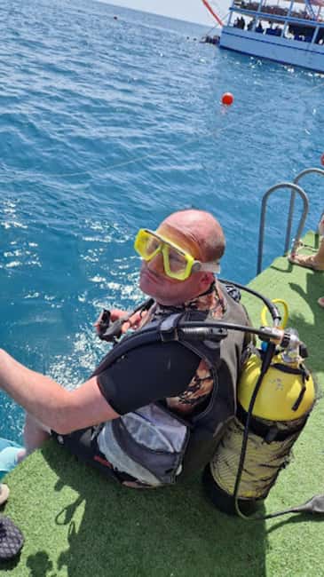 Side: Scuba Diving with Expert Diving Option - Between sessions: lunch on board, snorkeling gear, and sun-deck breaks